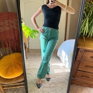 S.O.N.G. green carpenter 90's high rise jeans